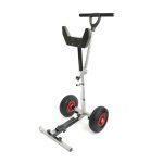 Portable Folding Outboard Trolley - Assembled View