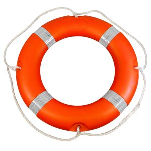 1.5 kg Lifebuoy Ring, Medium 58cm, with SOLAS Compliant Tape