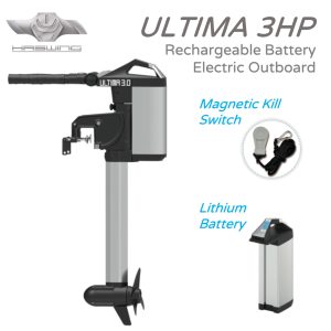 Ultima3 litnium battery electric outboard