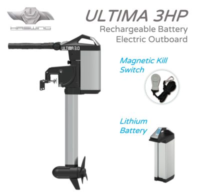 Ultima3 litnium battery electric outboard
