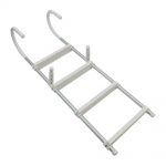 Hook-over Aluminium Boarding ladder, 4 steps back