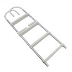 Hook-over Aluminium Boarding ladder, 4 steps closed