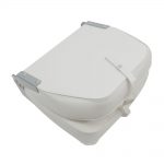 Low Back Bucket Boat Seat White, closed