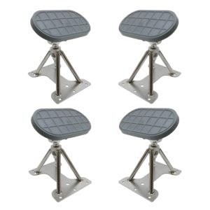 6" Boat Chocks with oval pads (Set of 4) main