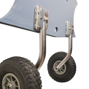 EasyFold Boat Launching Wheels - Stainless Steel, Grey main